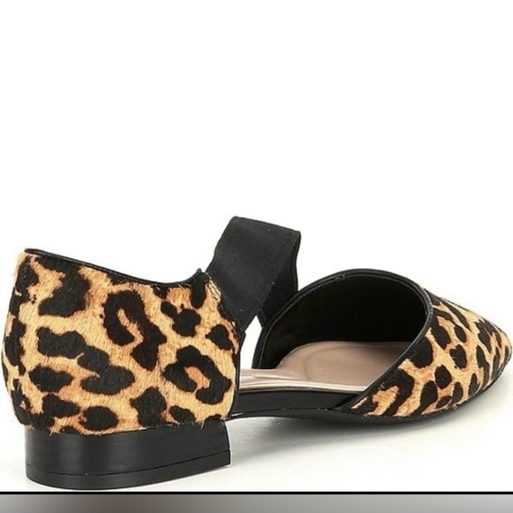 Asymmetrical Leopard Print Haircaff Preston &York Women’s Flat - Picture 2 of 8